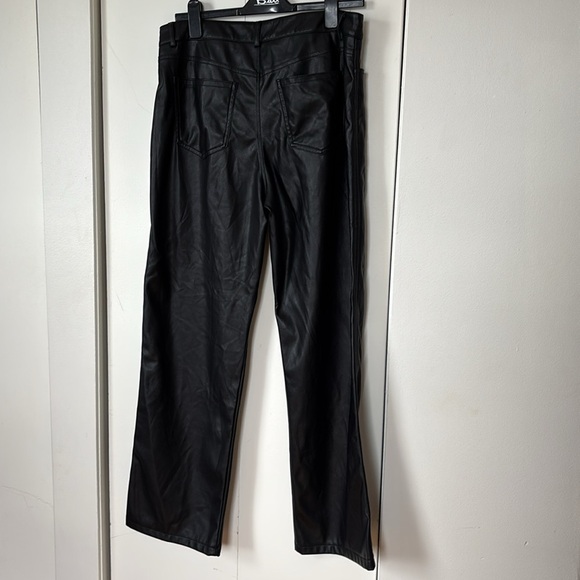 🎉4/30$🎉 Garage Black Faux Leather Straight Leg Pants - Picture 5 of 5